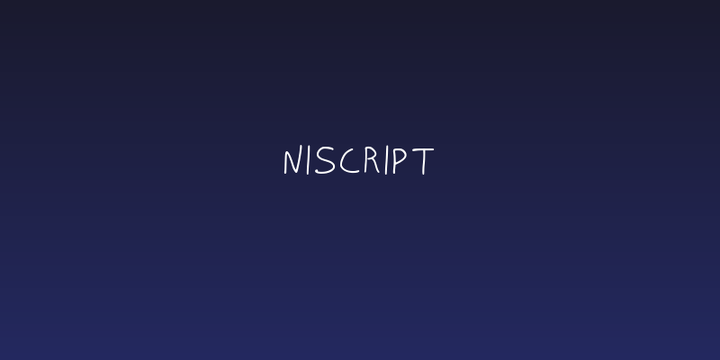 NISCRIPT Social Header