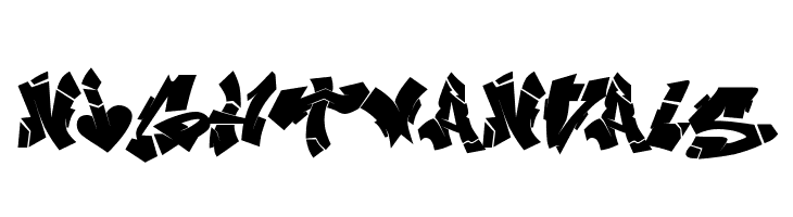 NIghtvandals  font caratteri gratis