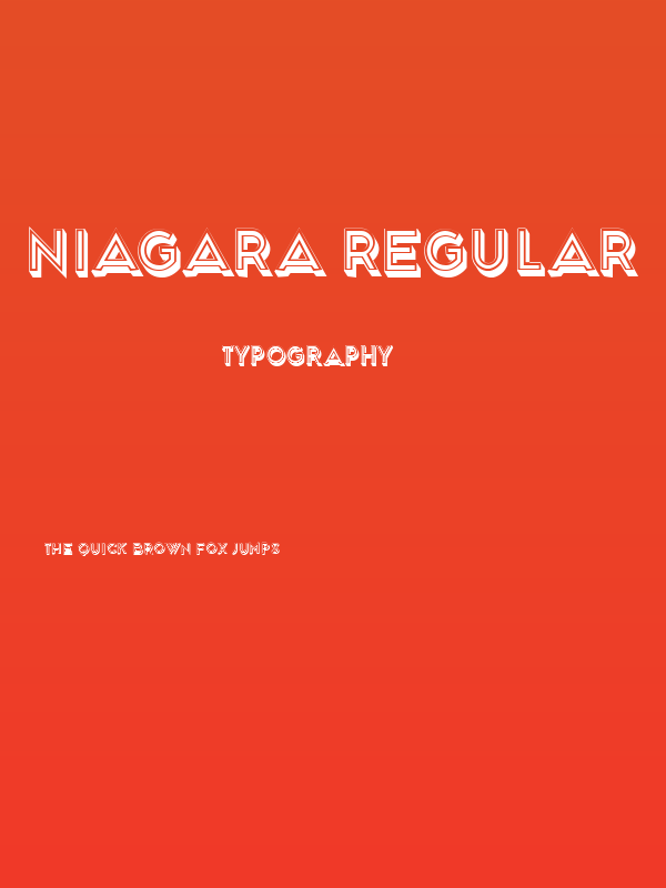 Niagara Regular Poster
