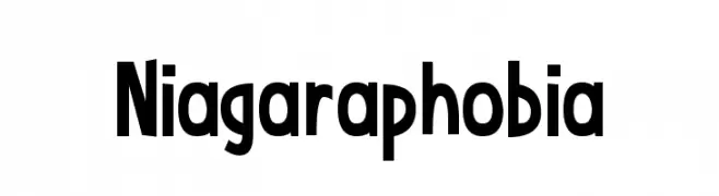 Niagaraphobia  تنزيل الخطوط