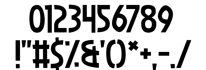 Niagaraphobia Font OTHER CHARS