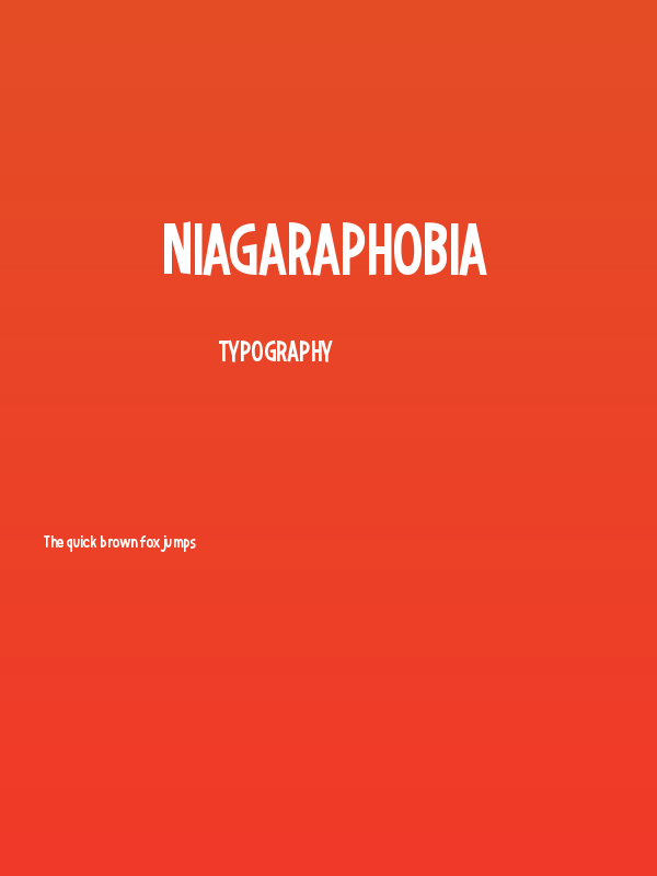Niagaraphobia Poster