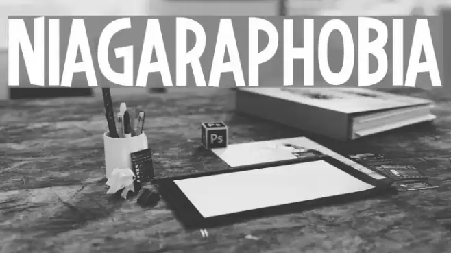 Niagaraphobia Font examples