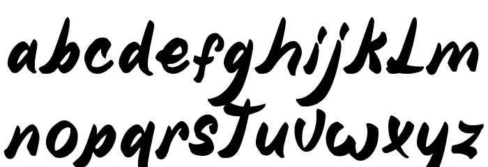 Niagato - Personal Use Font LOWERCASE