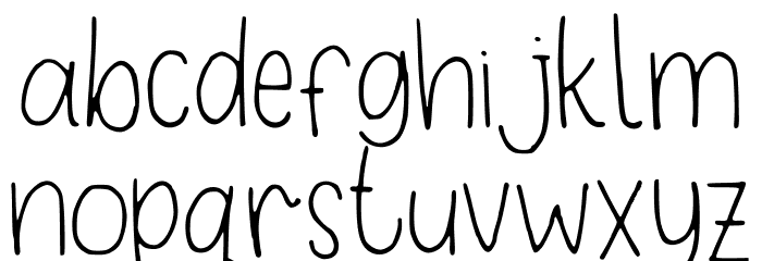Niagichi Regular Regular Font LOWERCASE