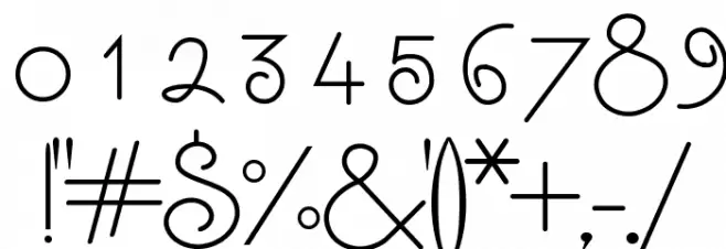 Niagra Faults Font OTHER CHARS