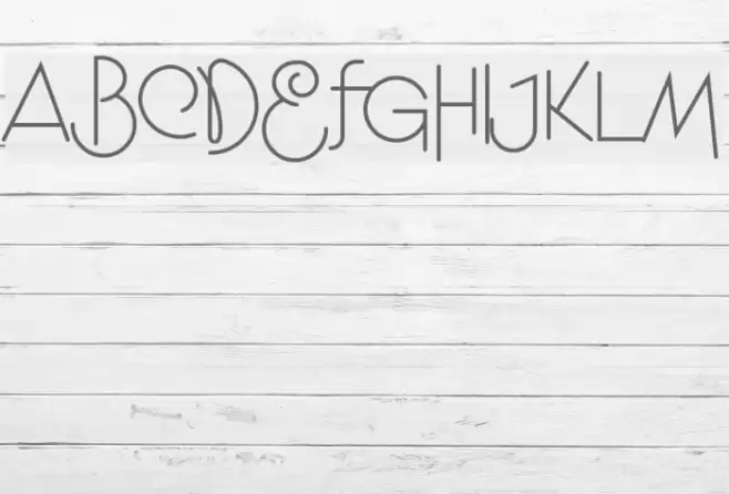 Niagra Faults Font examples