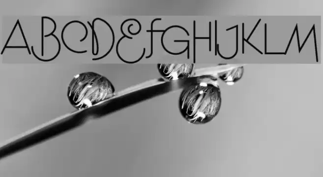 Niagra Faults Font examples