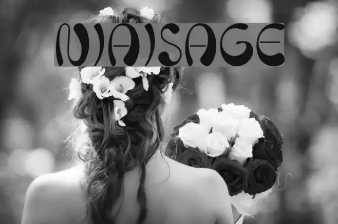 Niaisage Font examples