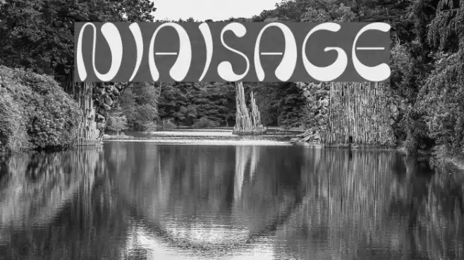 Niaisage Font examples