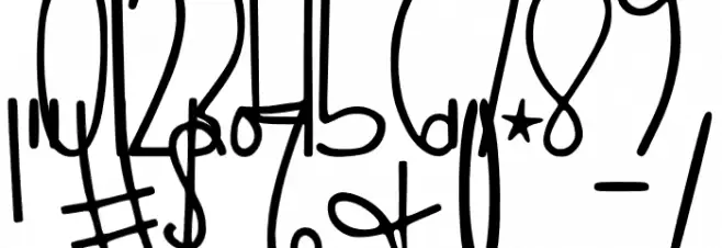 Nias Bird Font OTHER CHARS