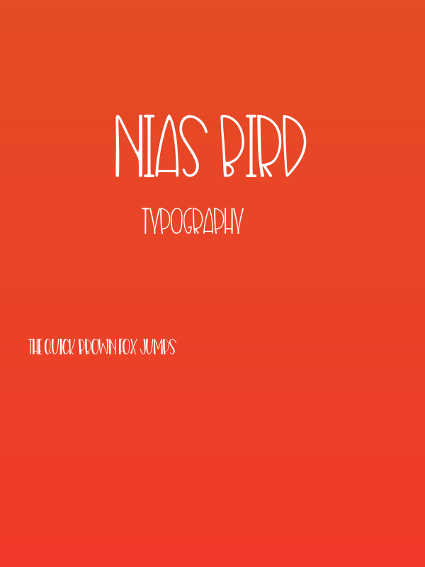 Nias Bird Poster