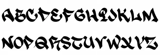 Nibz Schriftart Groß