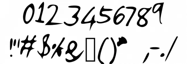 Nic Font OTHER CHARS