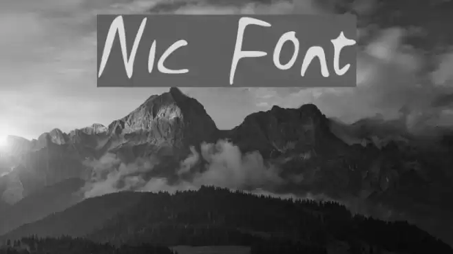 Nic Font examples