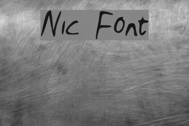 Nic Font examples