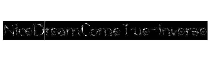 Nice Dream Come True-Inverse  font caratteri gratis