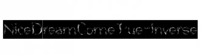 Nice Dream Come True-Inverse  تنزيل الخطوط