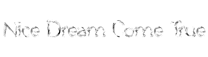 Nice Dream Come True  Free Fonts Download