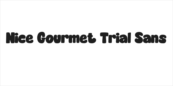 Nice Gourmet Trial Sans Logo