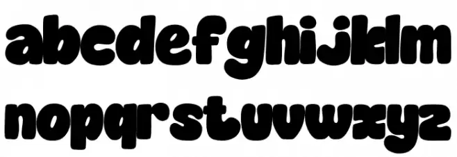 Nice Gourmet Trial Sans Font LOWERCASE