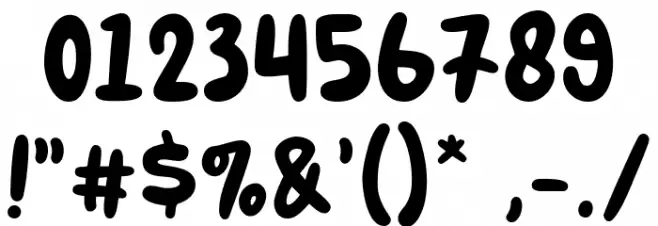 Nice Honey Font OTHER CHARS