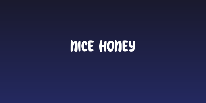 Nice Honey Social Header