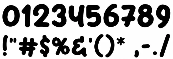 Nice Sugar Font OTHER CHARS