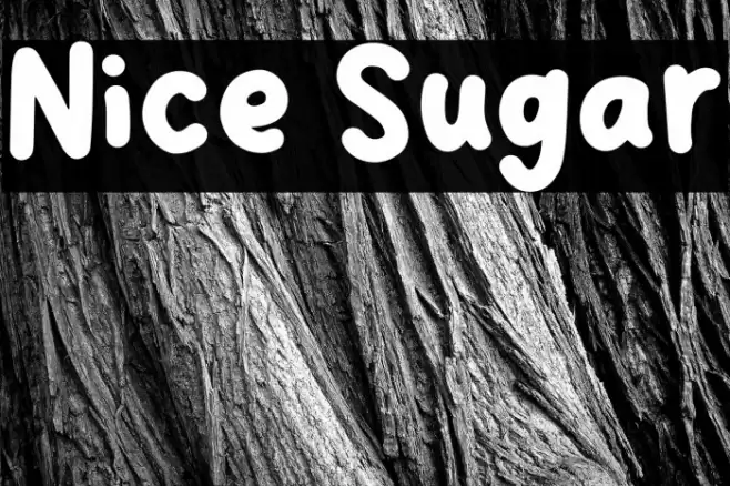 Nice Sugar Font examples