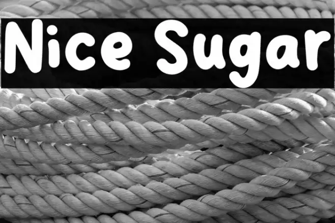 Nice Sugar Font examples