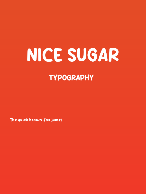 Nice Sugar Poster