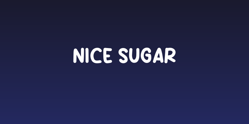 Nice Sugar Social Header