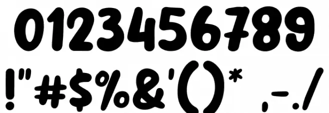 Nice Tango Font OTHER CHARS