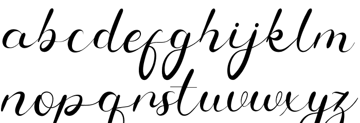 Nice Tune Demo Font LOWERCASE