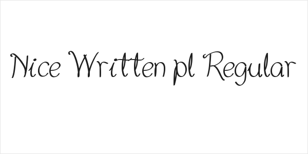 Nice Written pl Regular Logo