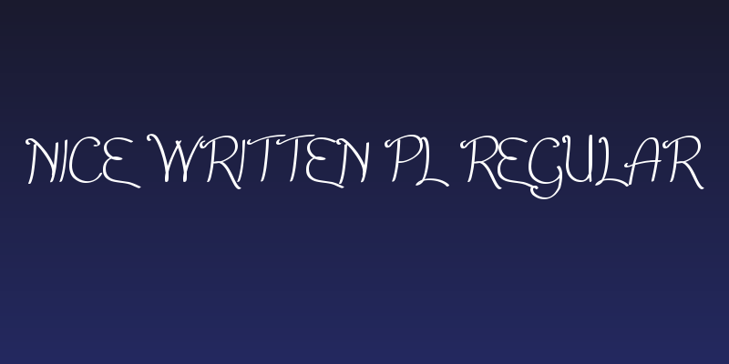 Nice Written pl Regular Social Header