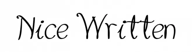 Nice Written 