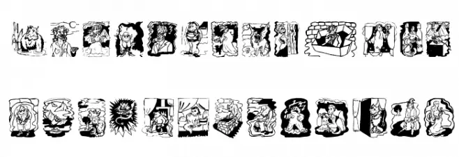 NiceNeighbours02 字体 大写