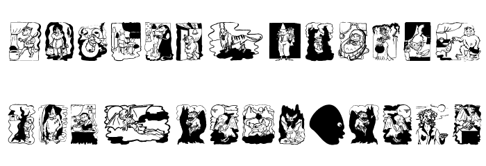 NiceNeighbours02 Font LOWERCASE