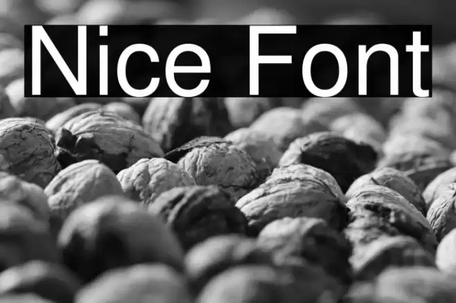 Nice Font examples