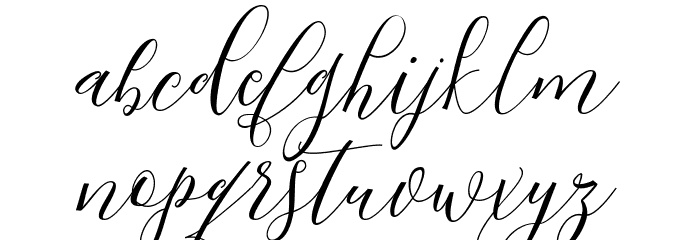 Niceday Font LOWERCASE