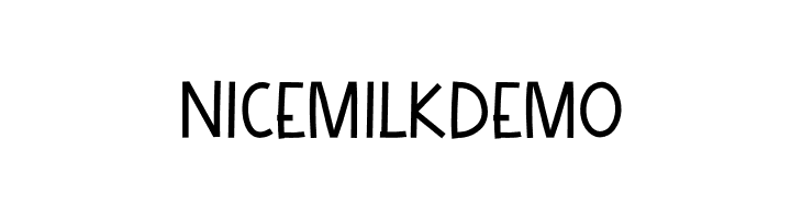 NicemilkDEMO  Скачать бесплатные шрифты