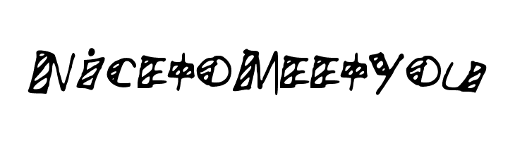 NicetoMeetYou  font caratteri gratis