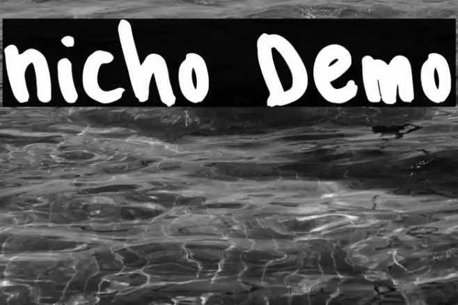 Nicho Demo Font examples
