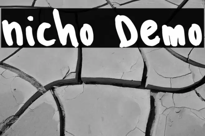 Nicho Demo Font examples
