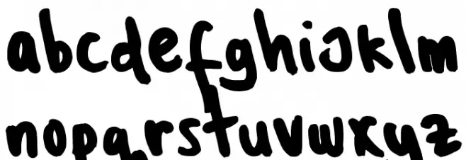 Nicho Demo Schriftart Kleinbuchstaben