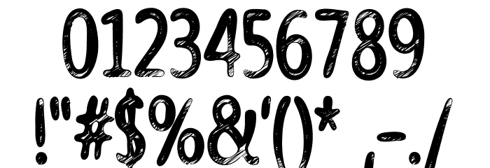 Nicholazzo Font OTHER CHARS
