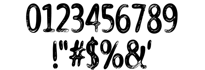 NicholazzoDemo Font OTHER CHARS