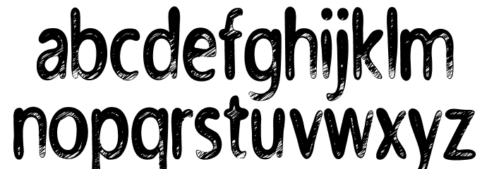 NicholazzoDemo Font LOWERCASE