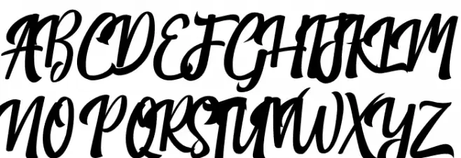 Nichole Script خط أحرف كبيرة